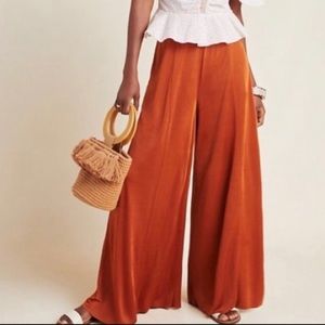 NWOT Anthropologie Maeve Burnt Orange Pants Small